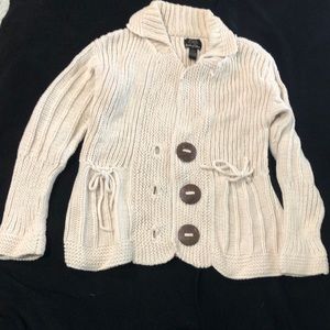 Fresh produce hand knitted cardigan EUC